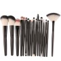 Pensule de Make-up 18 bucati Negre Profesionale 